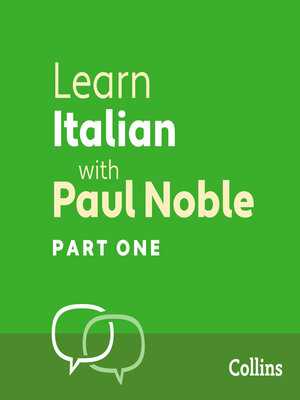 cover image of Learn Italian with Paul Noble, Part 1